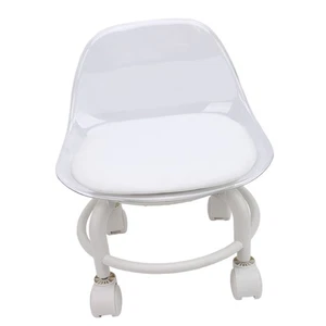 Mini Roller Low Rolling Stool Space Saving Portable 360 Degrees Rotation - Picture 1 of 12