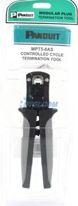 Herramienta de crimpado Panduit para enchufes modulares TX6 PLUS y Pan-Plug MPT5-8AS ~STSI - Imagen 1 de 5