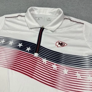 Kansas City Chiefs Shirt Women’s Extra Large 1/4 Zip Pullover Polo Performance  - Picture 1 of 6