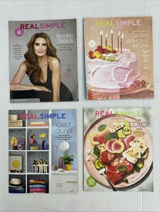 4 Real Simple 2025 February - Summer Magazines Brooke Shields Organization Home - Picture 1 of 10