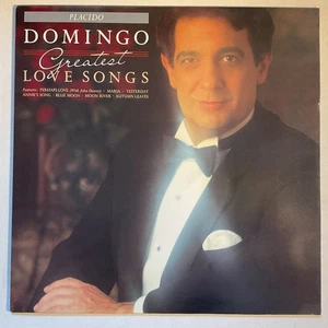PLACIDO DOMINGO Greatest Love Songs Mint 1982 UK CBS Pristine LP - - Picture 1 of 2