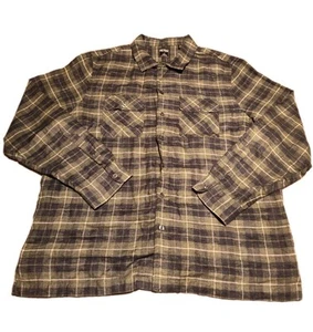 Todd Snyder Albini Linen Flannel Shirt Mens XXL Green Plaid Long Sleeve VGUC - Picture 1 of 19