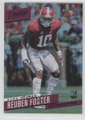 2017 Panini Prestige Rookie Xtra Points Blue Reuben Foster #230 Rookie RC - Image 1 of 2