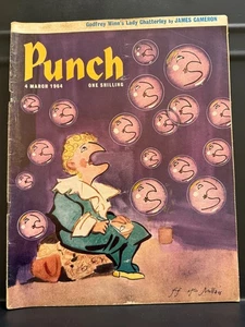 PUNCH Magazine March 4 1964 Punchitania cover birthday gift idea nostalgia aged - Picture 1 of 2