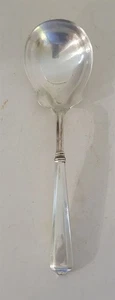 Vintage Antique Gorgeous Sterling Silver Handle 8 1/4" Long Serving Spoon - Picture 1 of 8
