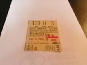 MADISON SQUARE GARDEN 1954- RODEO TICKET STUB - Picture 1 of 1