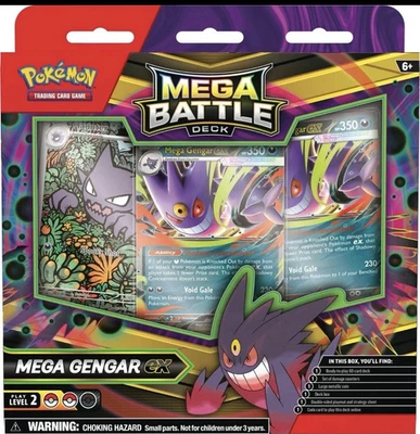 Pokemon TCG: Mega Gengar ex Mega Battle Deck ✅FACTORY SEALED & IN HAND✅ - image 1 of 4
