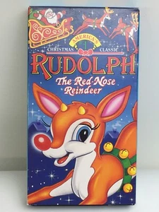 Rudolph The Red Nosed Reindeer Americas Christmas Classic Vhs Tape - Picture 1 of 5