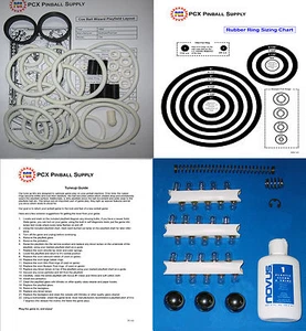 Kit de puesta a punto Gottlieb/Premier Cue Ball Wizard 1992 - incluye kit de anillo de goma - Imagen 1 de 2