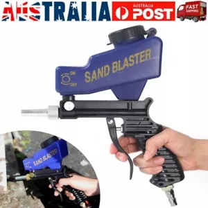 Portable Air Sand Blaster Gun Small Sandblasting Tool Handheld Spray Machine AU - Picture 1 of 10