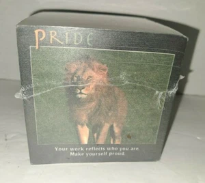 Inspirational Poster Theme Note Cube, Note Pad Square CUBE Sealed New - Picture 1 of 6