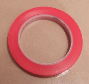 3M Scotch 471 Hochwertiges PVC Klebeband Zierlinien- Konturenband 12mm x 33m Rot - Bild 1 von 2