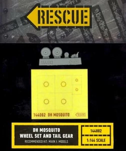 Rettungsmodelle 1/144 D.H. MÜCKENRADSATZ & RÜCKRADGETRIEBE Harzset & Lackmasken - Bild 1 von 1