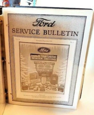 1933 Ford Service Bulletin Winter Driving Preparation Display Nov-Dec ORIGINAL  - Image 1 of 2