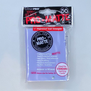 Ultra Pro 50 Ct Deck Protector Pro Matte Card Sleeves - LILAC 84504 / AW4846