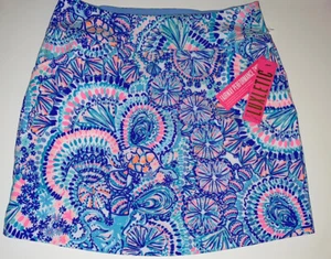 Lilly Pulitzer Monica Skort Commotion in the Ocean size 4 New Skirt Shorts - Picture 1 of 3