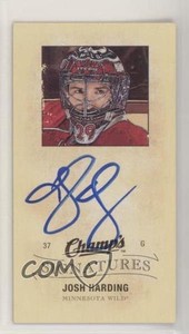 2009-10 Upper Deck Champ's Mini Signatures Josh Harding #CS-JH Auto