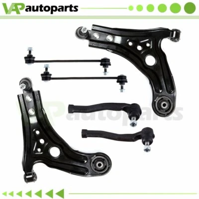 Kit de suspensión de 6 brazos de control y rótula y barras de amarre para Chevrolet Aveo 04-10 Foto 1 de 4