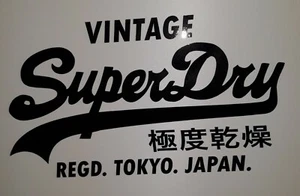 SuperDry 10"" x 5,5"" Auto Scooter Lambretta Vespa Camper Van Aufkleber - Bild 1 von 1