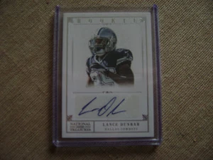 Lance Dunbar 2012 National Treasures Auto Rc 60/99 Dallas Cowboys Neuwertig - Bild 1 von 1