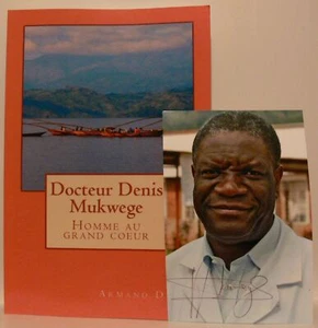 Denis Mukwege signiert Buch Kongo Nobelpreis Unterschrift Signed Autogramm - Picture 1 of 1