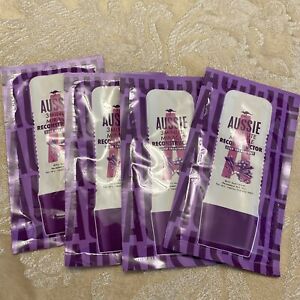 4x AUSSIE 3 Minute Miracle Reconstructor DeepTreatment For Dry Hair Sachet
