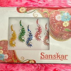 Indisches Bollywood Bindi Body Jewel - Bild 1 von 2