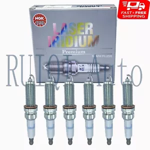 6X NGK Laser Iridium two step colder spark plugs for BMW N54 3.0L 135i 335i 535i - Picture 1 of 5