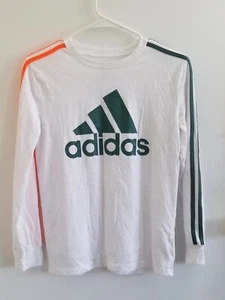 Lot of 2 Adidas/Russell Athletic Activewear Youth Shirts Size 10-12 White/Red - Picture 1 of 11