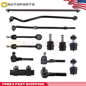 Front Tie Rod Ends Sway Bars Ball Joints Track Bar For 1997-2006 Jeep Wrangler