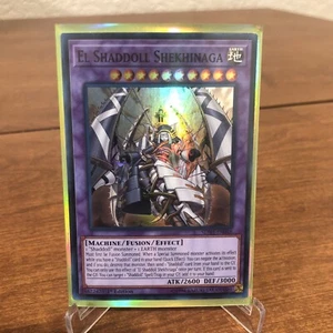 Tarjeta Holo Yugioh El Shaddoll Shekhinaga Súper Rara 1ª Edición SDSH-EN048 LP - Imagen 1 de 12