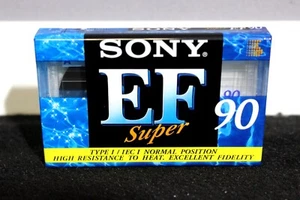 +Cassette Sony Super EF 90 Neuve Blister Type I K7 Audio Vintage Made in Japan - Picture 1 of 3