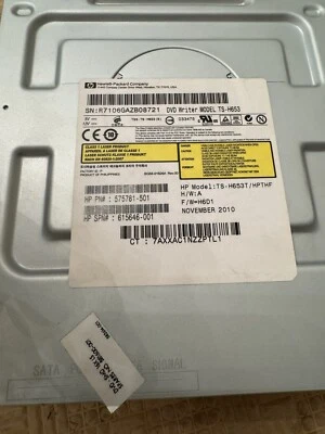 HP DVD RW TS-H653 presa Sata NERO - Immagine 1 di 3