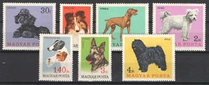 Hungary 1967. Animals / dogs set MNH (**) Michel: 2337-2343 / 5.50 EUR - Picture 1 of 1