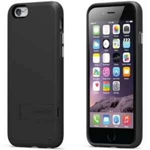 PureGear Slim Shell Case w/ Kickstand for Apple iPhone 6/6S / 6S - Black - Picture 1 of 2