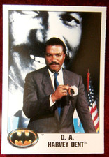 BATMAN - Card #010 - D.A. Harvey Dent - Topps (UK) - 1989