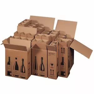Weinkarton Flaschenkarton Flaschenversandkarton PTZ-Zulassung DHL/UPS Zertifikat - Bild 1 von 24