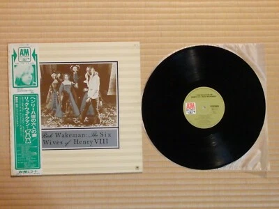 Rick Wakeman ‎– The Six Wives Of Henry VIII AML-173 Japan Insert Obi - Image 1 of 4