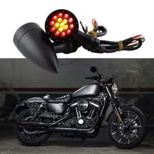 Motorcycle LED Turn Signal Light Blinker For Harley Sportster Iron 1200 883 XL - Picture 1 of 12
