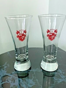 Octoberfest Beer Glasses- 2 Small 6" Pilsner Glasses Octobearfest  Maryland Zoo - Picture 1 of 7