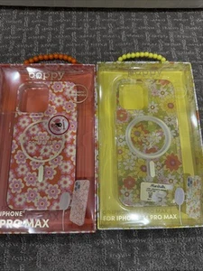 LN SET BESTEHEND AUS 2 XO Poppy für iPhone 14 Pro Max Floral Handyhülle MagSafe - Bild 1 von 1