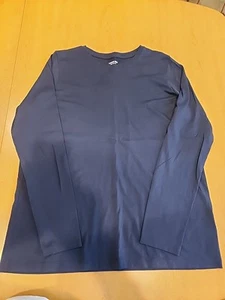 Lands End Navy Blue Women's Long Sleeved Top, Relaxed Fit, Size L - Picture 1 of 7