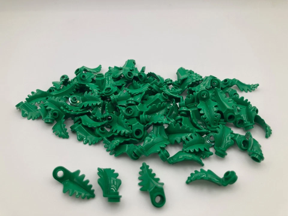 Placa de planta X100 LEGO, redonda 1 x 1 com folha curva e vertical (2682) NOVO cenário - Imagem 1 de 1