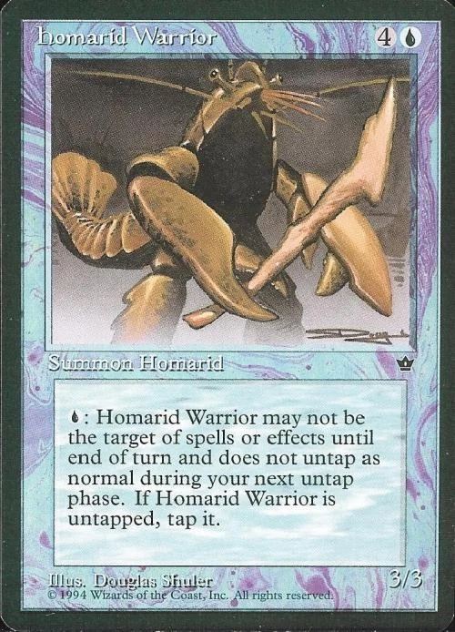 Homarid Warrior (3) - Medium Play MTG Fallen Empires - Image 1 of 1