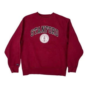 Vintage Stanford University Sweatshirt Size Large 90s Jansport Fleece Pullover - Picture 1 of 12