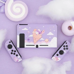 TPU Protective Case (Ice Cream Cat) For Nintendo Switch Console & Joy Con Cover - Picture 1 of 8