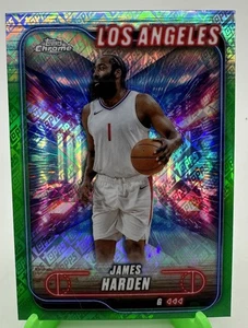 2024 Topps Chrome James Harden #198 Topps Green Refractor - Bild 1 von 2