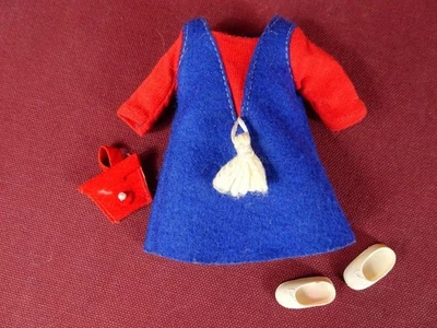 VESTIDO ETIQUETADO ORIGINAL AÑOS 60 PARA MUÑECA DODI IDEAL FAMILIA TAMMY ¡BONITO! Foto 1 de 4