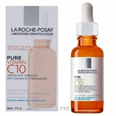 LA ROCHE-POSAY 1/2pcs La Roche Posay Pure Vitamin C10 Serum 30ml