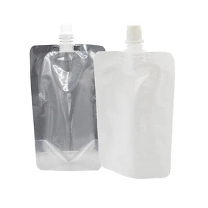 Plastic Stand Up Drinking Pouches w/ Spout + Funnel Various Sizes & Colors - Picture 1 of 6